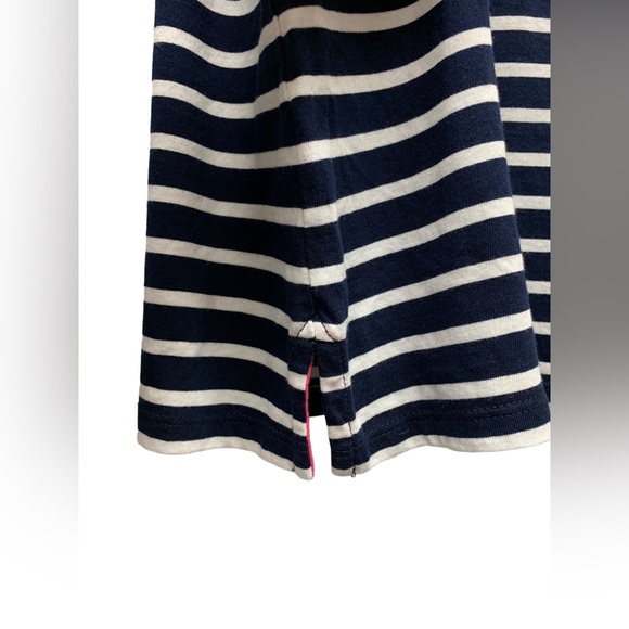 New! Boden Christmas long sleeve stripped shirt top, navy white, women's size 12 - Picture 6 of 10